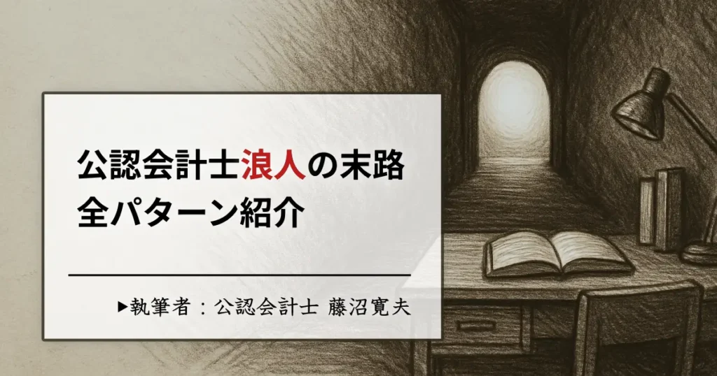 公認会計士浪人の末路