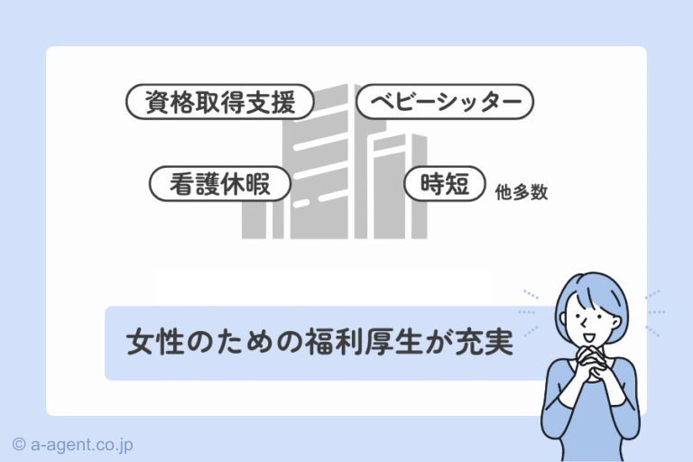 監査アシスタントの女性向けの福利厚生