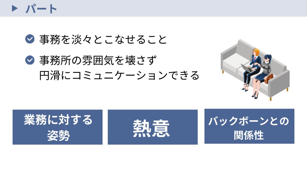 税理士事務所の志望動機の例文【パート編】